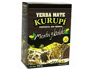 Erva Yerba Mate Kurupi Menta e Boldo