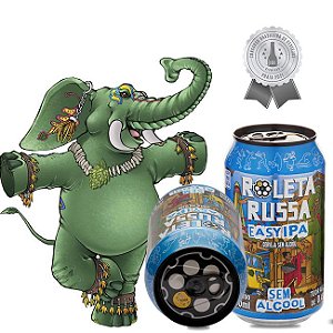 Cerveja Roleta Russa Easy Sem Alcool Lata 350ml