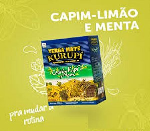 Erva Yerba Mate Kurupi Cedron e Menta 500gr