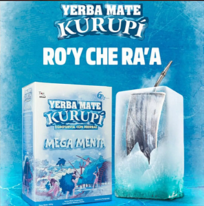 Erva Yerba Mate Kurupi Mega Menta 500gr
