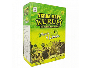Erva Yerba Mate Kurupi Menta e Limão 500gr