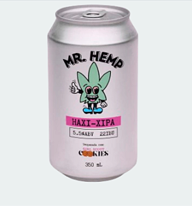 Cerveja Hipnose Mr. Hemp HAXI XIPA 350ml