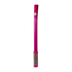 Bomba de Tereré Black Erva Rosa Lisa c/ Mola Externa Alumínio 19cm
