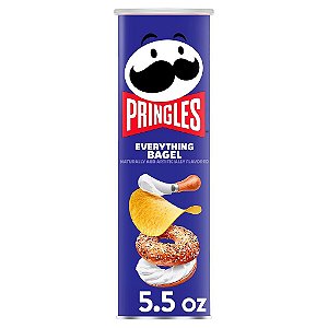 Batata Pringles Everything Bagel  Importada 158g