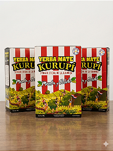 Kit Erva Yerba Mate Kurupi Menta e Boldo Albirroja 3un