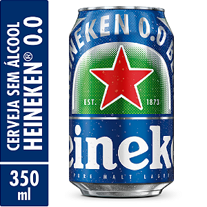 Cerveja Heineken 0,0% Lata 350ml