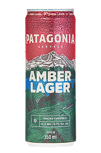 Cerveja Patagonia Amber Lager Lata 350ml