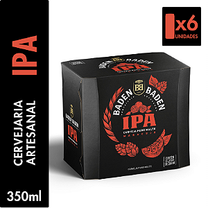 Pack 6un Cerveja Baden IPA Maracujá Lata 350ml