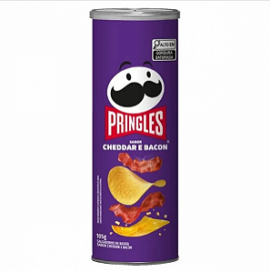 Batata Pringles Cheddar e Bacon 109g