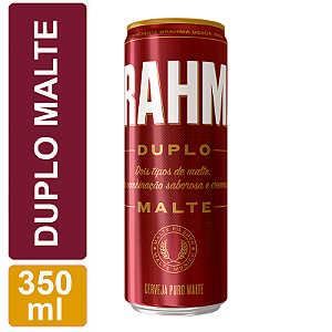 Cerveja Brahma Duplo Malte Lata 350ml