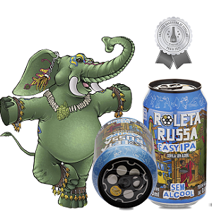 Cerveja Roleta Russa Easy Sem Alcool Lata 350ml