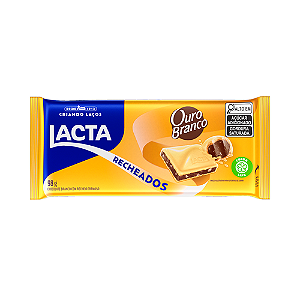 Chocolate Barra Lacta Ouro Branco 98g