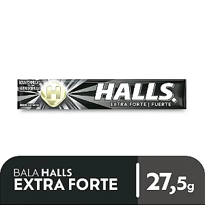Drops Halls Extra Forte Preto 27,5g