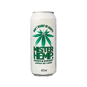 Energético Mister Hemp Larica de Limão Lata 473ml
