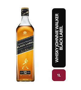 Whisky Johnnie Walker Black Label 12 Anos 1L