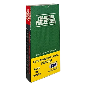 Palheiro Paulistinha Classic Menta 20un