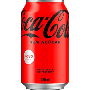 Refrigerante Coca Cola Zero Lata 350ml