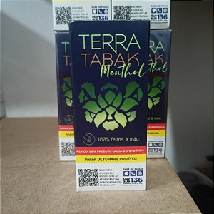 Tabaco Bolado Terra Tabak Menthol Maço 20un