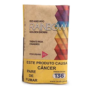 Tabaco Rainbow Golden Brown Organico 25g