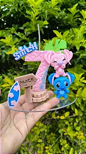 Vela em Biscuit Stitch e Angel