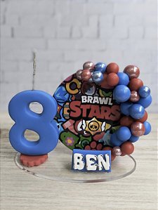 Topo Cenário Brawl Stars Personalizável Biscuit