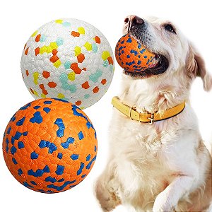 Cão mastigar brinquedo explosão bola mordida resistente dentição alta elasticida