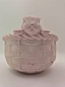 Cesta Coelho - Rosa