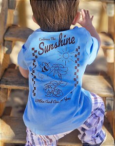 Camisa Embrace The Sunshine Azul