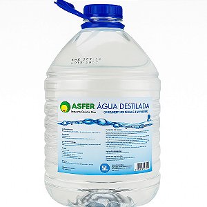 Agua Destilada para laboratorio 5 litros Asfer