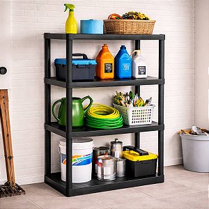 Estante Modular Com 4 Prateleiras Resistente, Prática e Versátil Antares