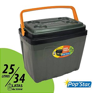 Cooler Caixa Térmica 25 Litros Com Alça Perfeita para Lanches, Viagens e Uso Diário Antares