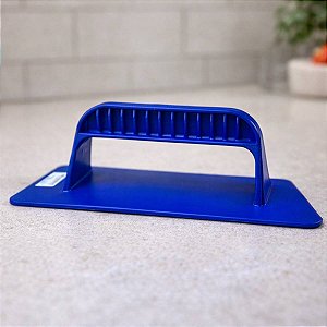 Suporte Plástico Para Fibra Manual Limpeza Pesada Azul 23CM Sanches