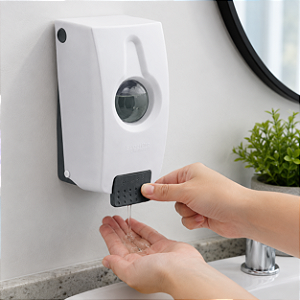 Dispenser para Sabonete Líquido ou Álcool Gel Suporte de Parede Superpro