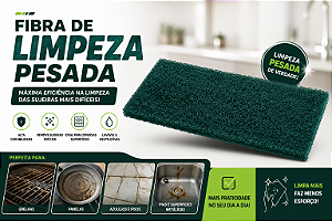 Fibra Limpeza Pesada 40x13 Cm Verde GRANDE Resistente Para Suporte Lt Superpro