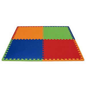 Tapete de EVA Infantil 4 Pçs 52x52cm – Macio e Seguro Evamax