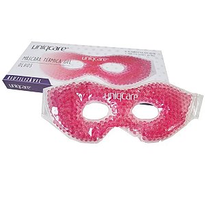 Máscara Térmica Gel Skincare Para Olhos Olheiras Enxaqueca Tipo de pele Olhos abertos Rosa