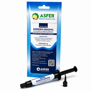 Barreira Gengival Fotopolimerizável Asfer Dam 2g com Ponteira Aplicadora