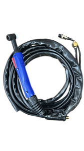 TOCHA TIG ARTICULADA AZUL WP26 CAPA BORRACHA 5/8 4M IMP