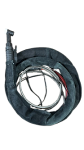 TOCHA TIG SU26 CP SIL C/GAT 9.0MM 3M C/ COURO