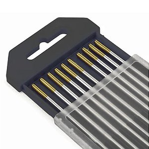 ELETRODO TUNGSTENIO 3/32 WLA15 3.2X150MM DOURADO