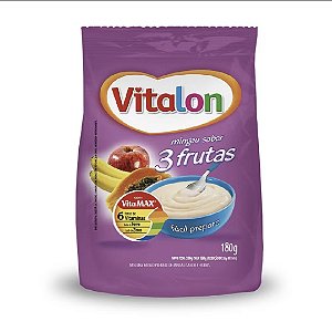 Mingau de 3 Frutas Vitalon 180g - Unidade