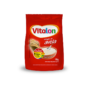 Mingau de Aveia Vitalon 180g com Vitaminas Ferro e Zinco Fácil Preparo