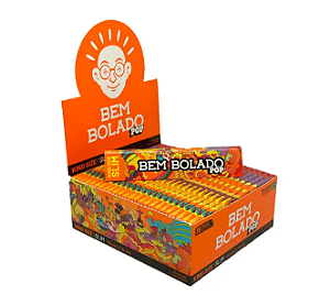 Caixa Seda Bem Bolado Pop King Size C/50 Model:Caixa Laranja King Size Slim C/50