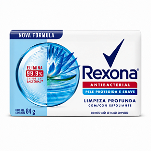 Sabonete em Barra Rexona Antibacterial Limpeza Profunda 84g