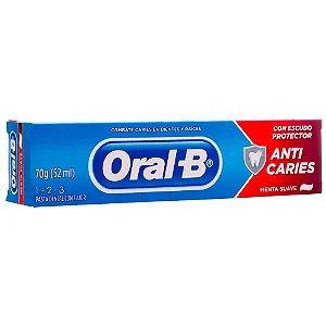 Creme Dental Oral-B Anticáries Menta Suave 70g
