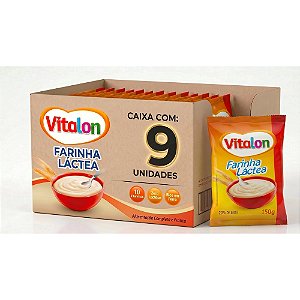Kit 09 Farinha Láctea Vitalon 150g