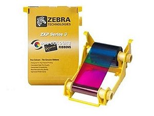 Ribbon Zebra Color 800033-840 P/ ZXP3 C/ 200 Impressões