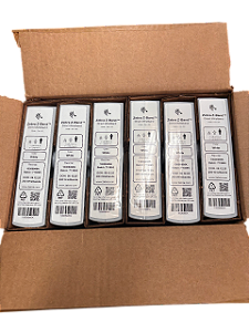 Cartuchos de 200 Pulseiras Zebra Z-band Adulto Branco - Caixa C/ 6