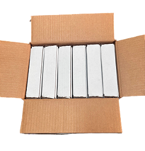 Cartuchos de 300 Pulseiras Zebra Z-band Adulto Branco - Caixa C/ 6