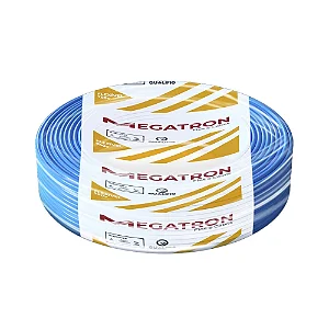 Cabo Flexível Megatron 1,5MMx100M Rolo 750V Azul